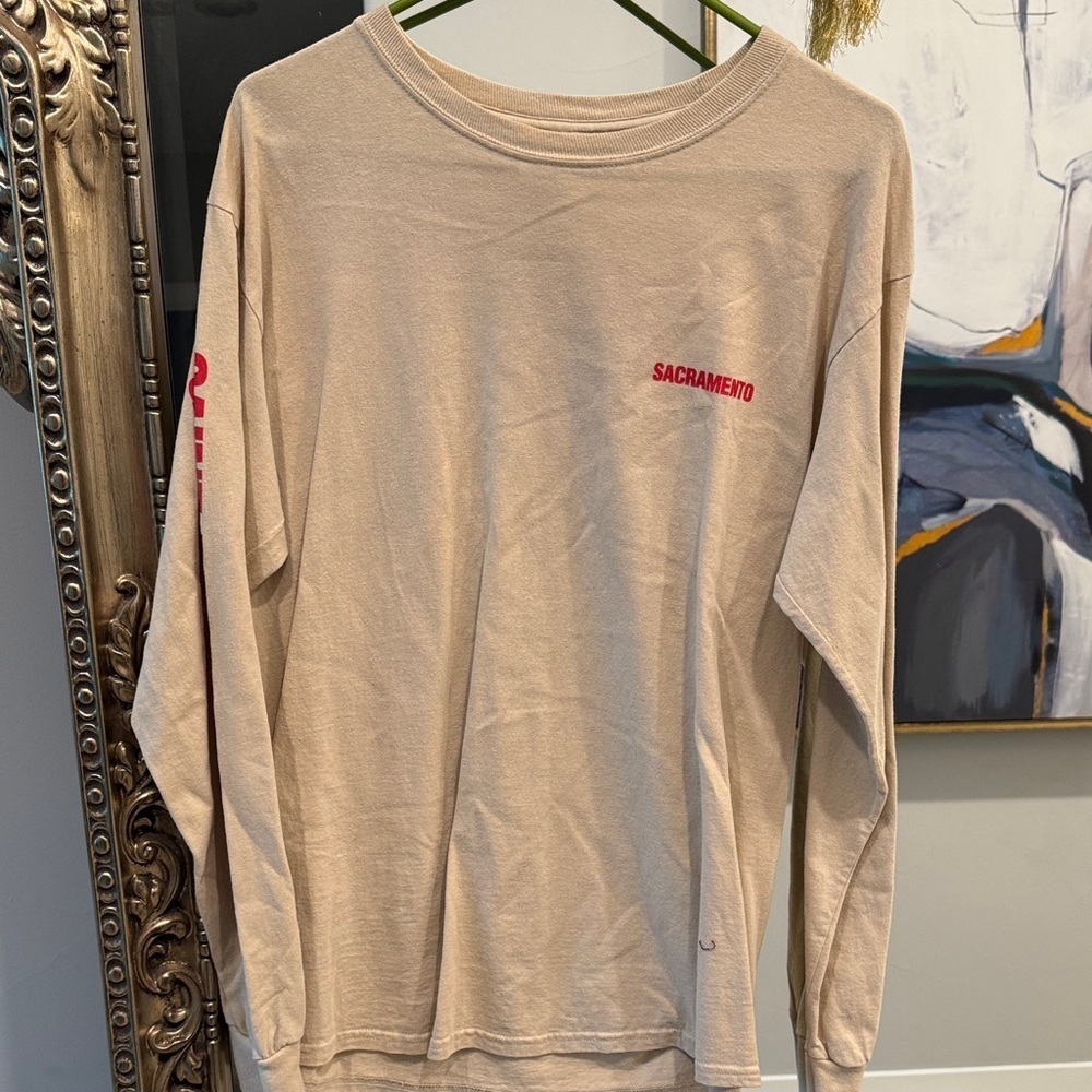 Sacramento Beige Men's Sweater - Picture 2 of 4